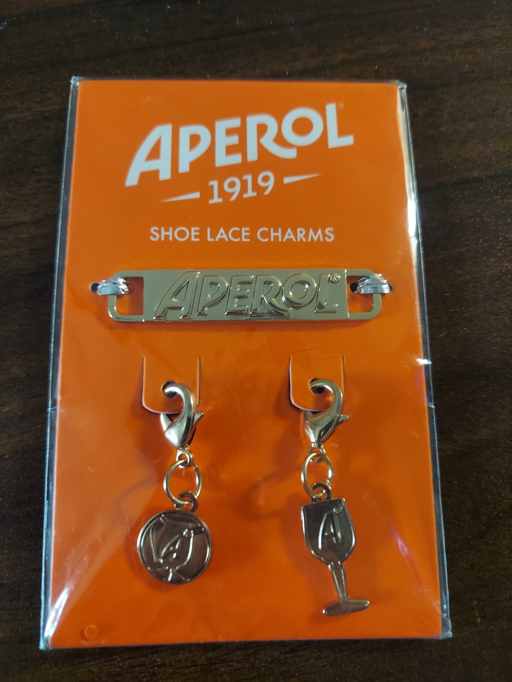 Aperol 1919 Shoe Lace Charms Set 3pc Brand New Rare Collectible